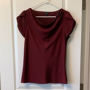 Never Worn!! Banana Republic Burgundy Blouse